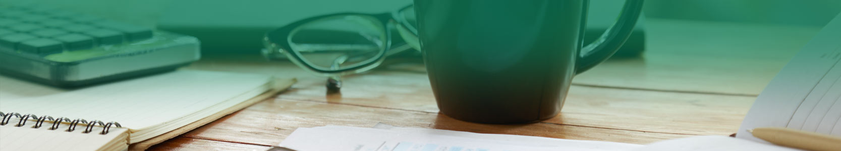 business papers on a desk